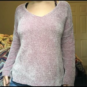 Velvet pink long sleeve